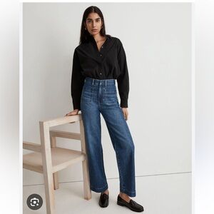 Madewell Blue Flare & Wide Leg Jeans